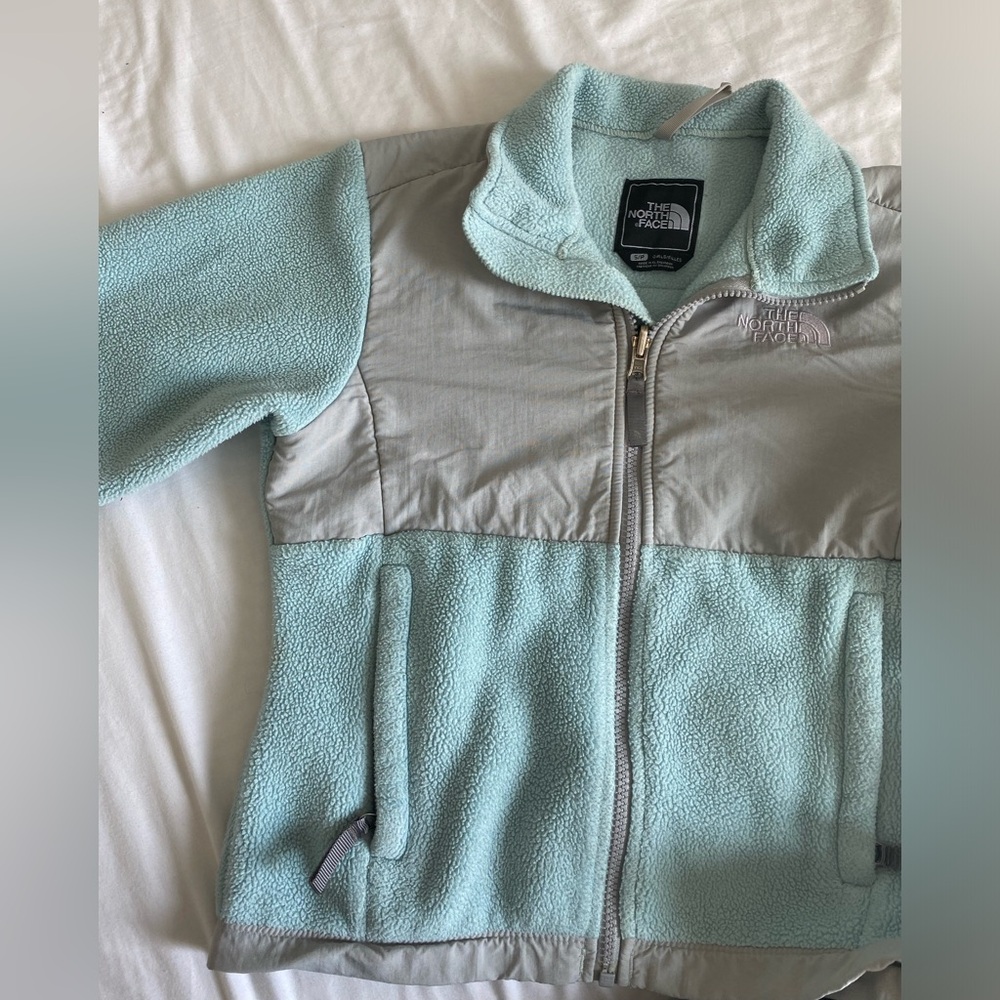 Girls North Face teddy jacket